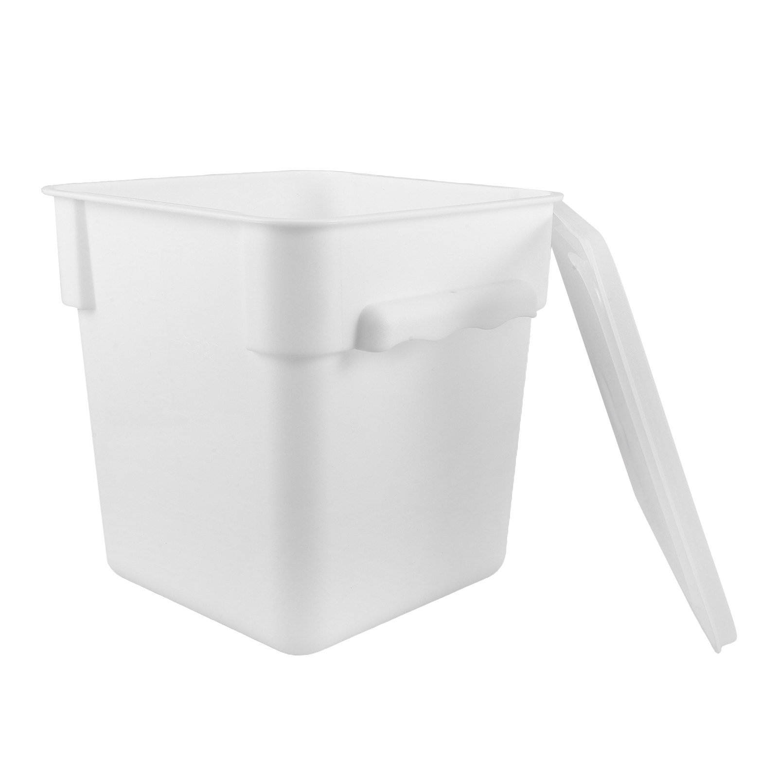 Food Storage Handling - ภาชนะเก็บอาหารพลาสติกทรงสี่เหลี่ยม ขนาด 8 ลิตร พร้อมหูจับ สำหรับใช้ในครัว