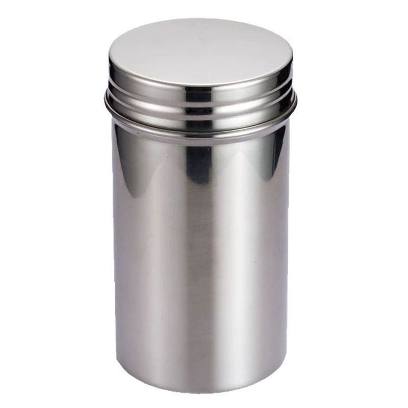 Food Storage Jars Airtight - ภาชนะสุญญากาศกระป๋องสแตนเลส 304 เกรดอาหาร - ที่เก็บชากาแฟแบบสกรูด้านบน, ขวดอาหารแห้งแบบพกพาขนาดเล็ก