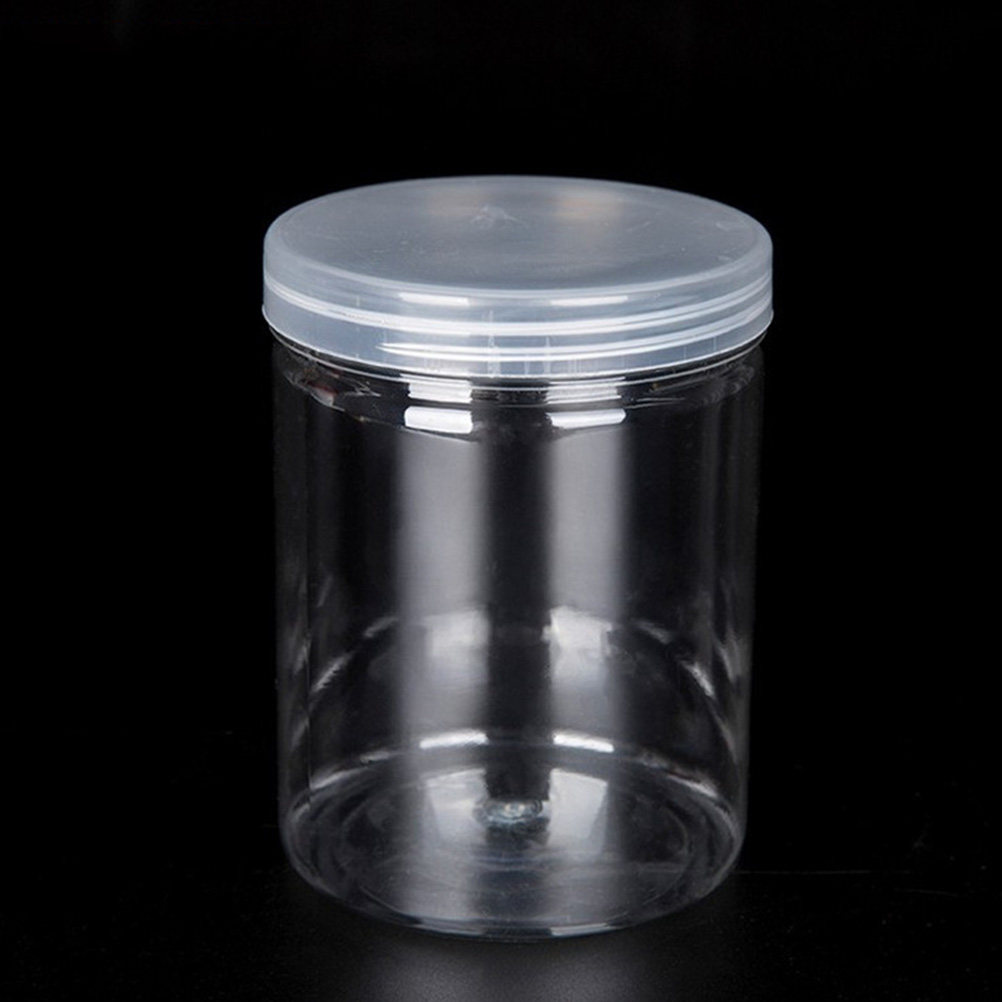 Food Storage Jars Airtight - 10 ชิ้น ขวดโหลพลาสติกใสคุณภาพสูงสำหรับเก็บอาหาร พร้อมฝาปิดสุญญากาศ ขนาด 700