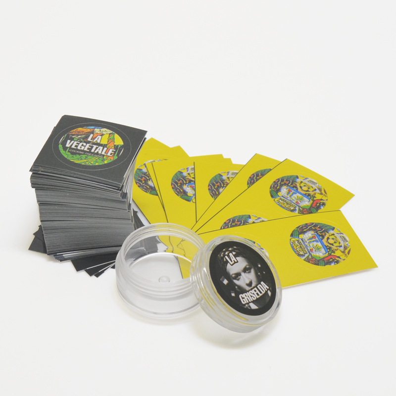 Food Storage Jar Labels - 100 PCS 3G/5G ขวดรีฟิลขวดคอนเทนเนอร์ขนาดเล็กรอบแป้ง Little ครีมชุดสติกเกอร์ป้ายสต็อกแคปซูล