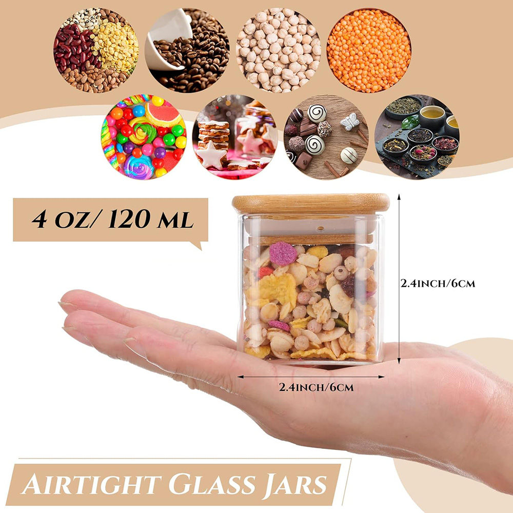 4 ออนซ์ 6 แพ็คขวดแก้วชุดป้ายเค - Food Storage Jar Labels บทวิจารณ์และราคา