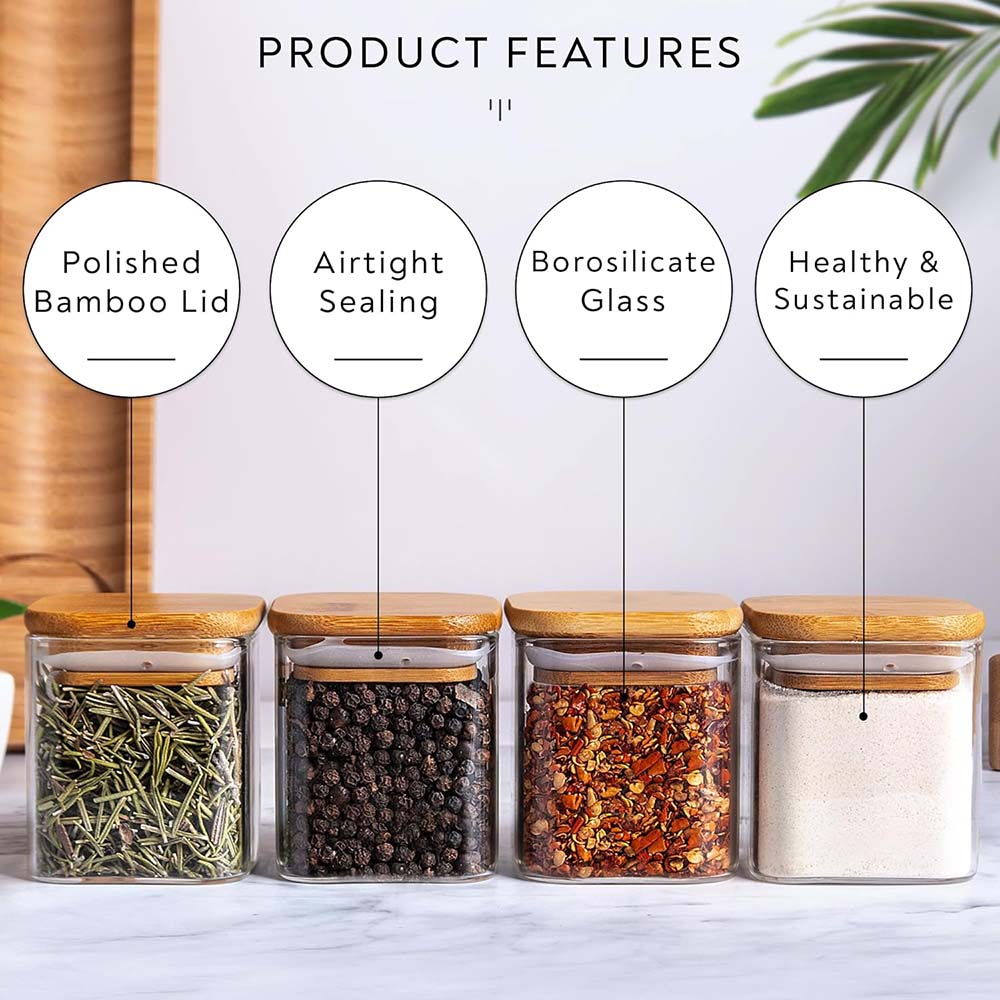 ชุดขวดโหลแก้วขนาด5ออนซ์พร้อมป้ - Food Storage Jar Labels บทวิจารณ์และราคา
