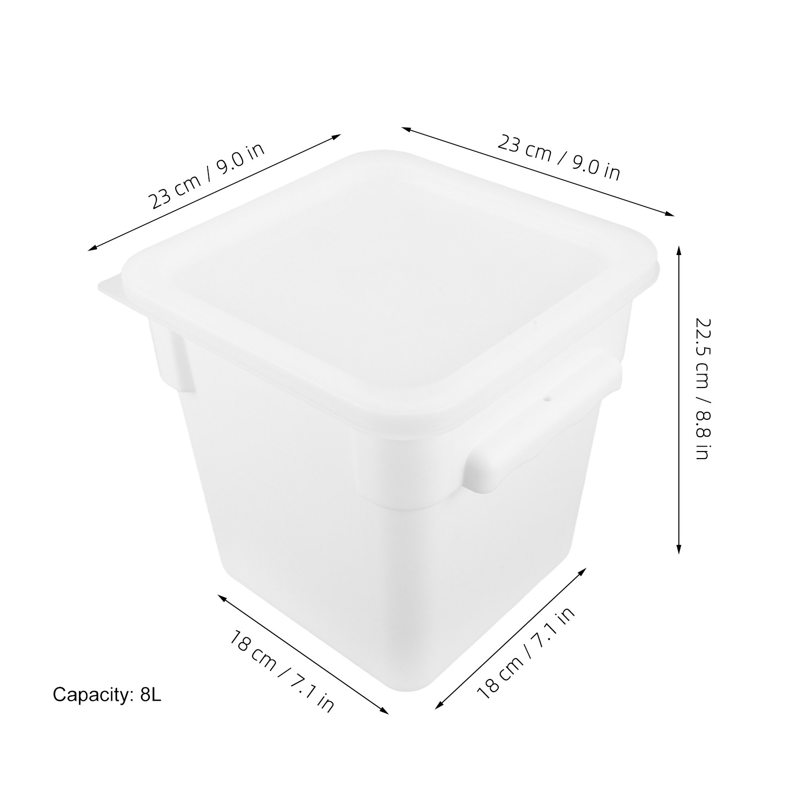 ภาชนะเก็บอาหารพลาสติกทรงสี่เหล - Food Storage Handling บทวิจารณ์และราคา