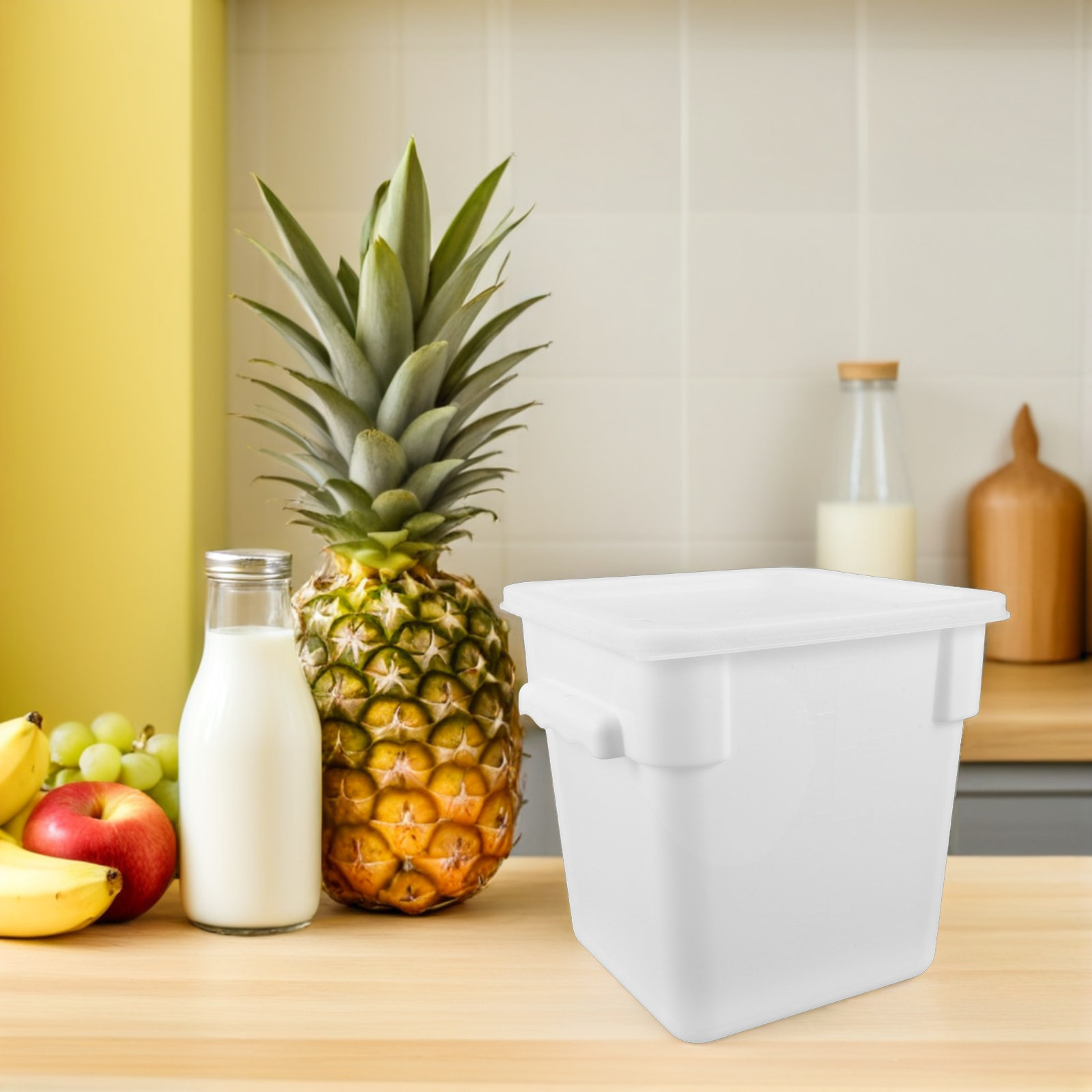 ภาชนะเก็บอาหารพลาสติกทรงสี่เหล - Food Storage Handling บทวิจารณ์และราคา