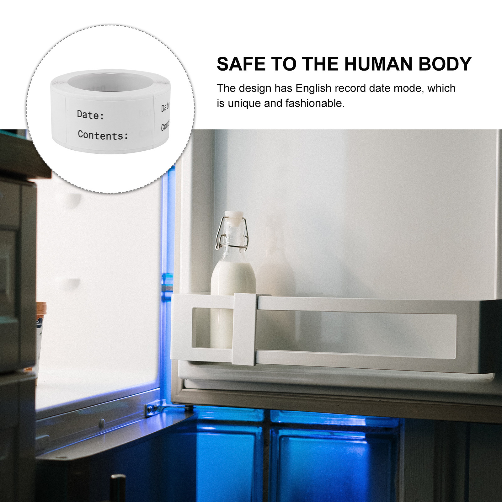 สติกเกอร์ฉลากติดอาหารแบบเขียนไ - Food Storage Jar Labels บทวิจารณ์และราคา
