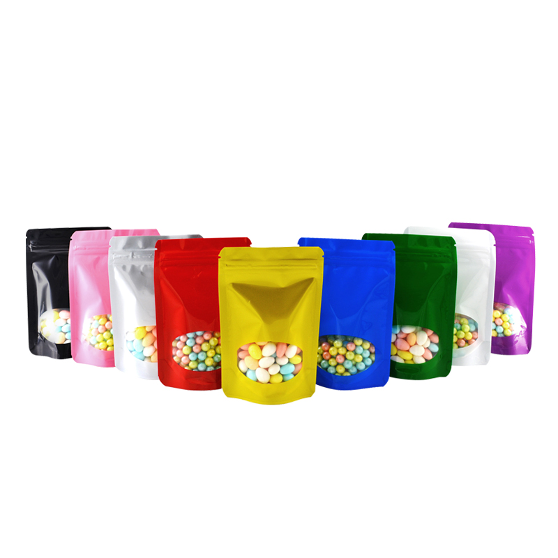 100 Pcs อลูมิเนียมฟอยล์ยืนขึ้น - Food Storage Ziploc Bags บทวิจารณ์และราคา