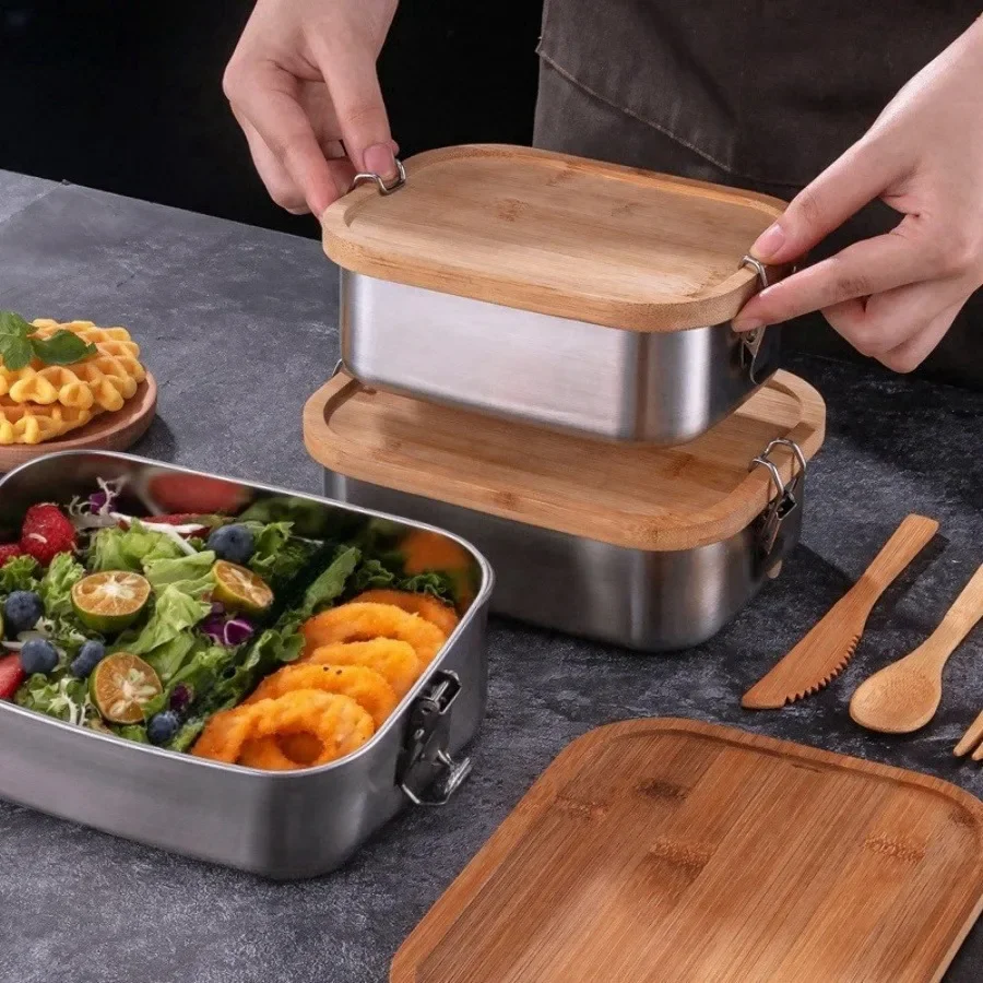 กล่องอาหารกลางวันสแตนเลส 304 ใ - Food Storage And Organizer บทวิจารณ์และราคา