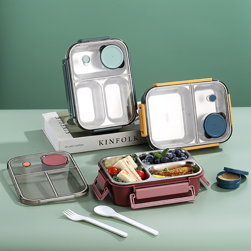 กล่องอาหารกลางวันแบบ 2/3 ช่องส - Food Storage Thermos บทวิจารณ์และราคา