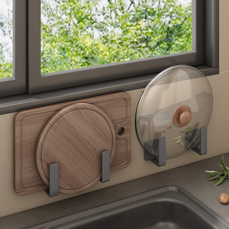 ชั้นวางฝาหม้อแบบไม่ต้องเจาะติด - Food Storage Shelving บทวิจารณ์และราคา