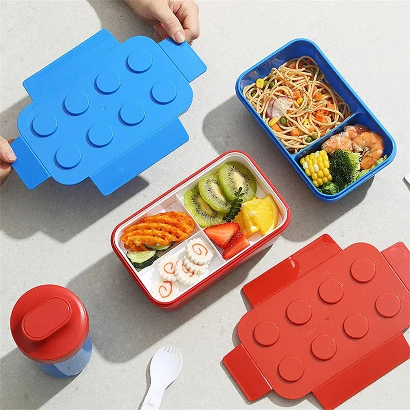 กล่องอาหารกลางวัน DIY แบบตัวต่ - Food Storage Building บทวิจารณ์และราคา