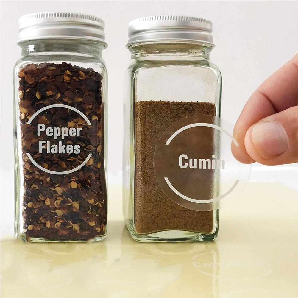 144 ชิ้น/ชุด ป้ายติดขวดเครื่อง - Food Storage Jar Labels บทวิจารณ์และราคา