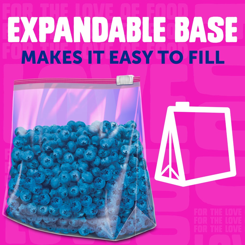 ซิปล็อค ®   ถุงเก็บอาหารแบบสไล - Food Storage Ziploc Bags บทวิจารณ์และราคา