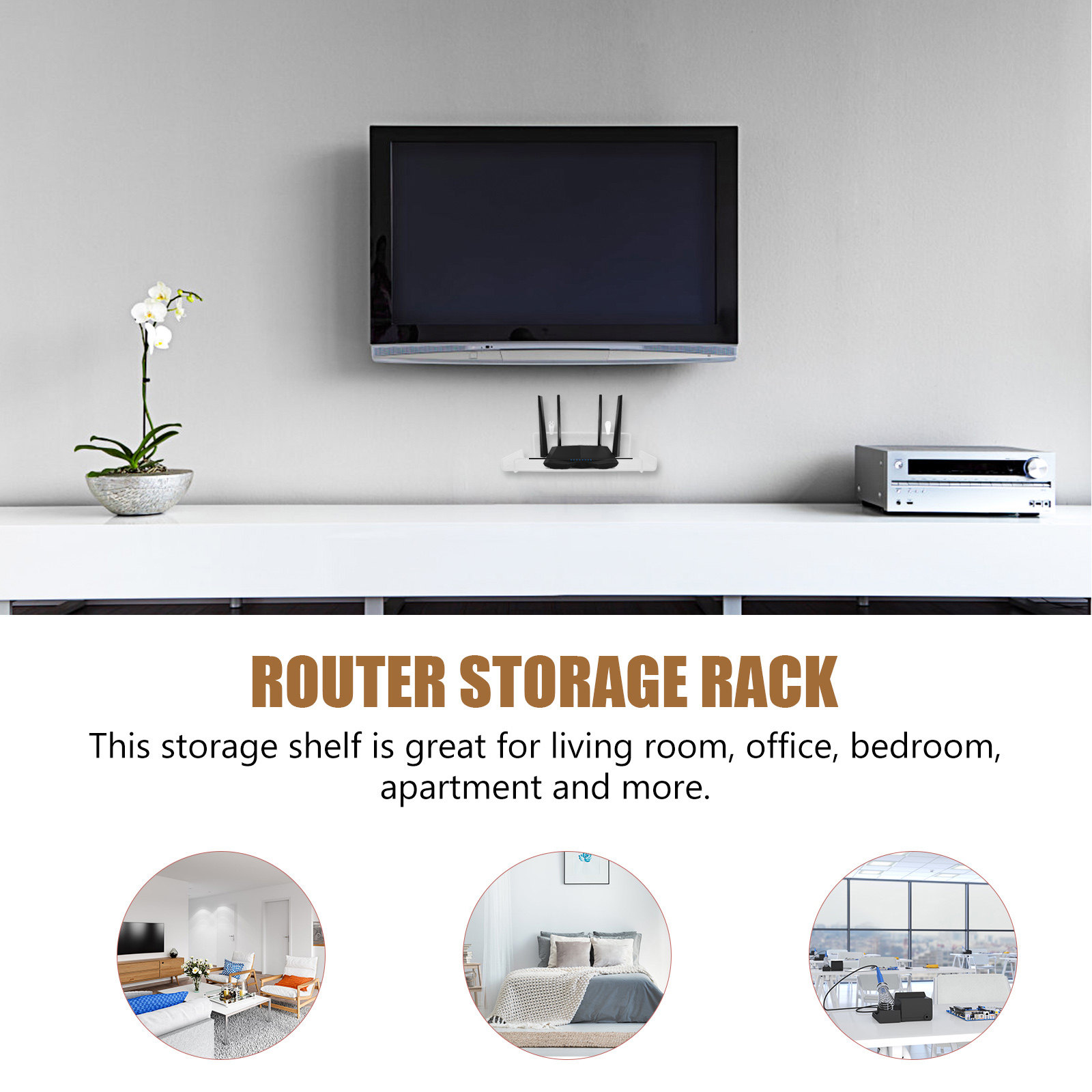 ที่แขวนเราเตอร์ติดผนังแบบไม่ต้ - Food Storage Boxes บทวิจารณ์และราคา