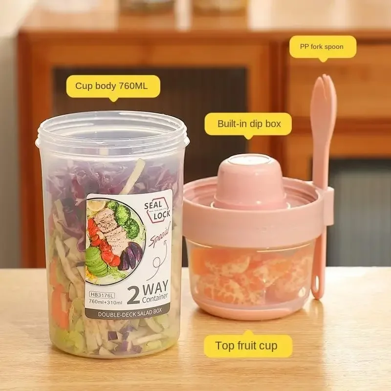 JUSTINLAU ถ้วยสลัดลดน้ำหนักแบบ - Food Storage Tupperware บทวิจารณ์และราคา