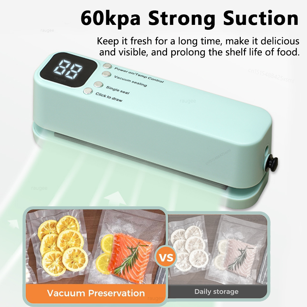 เครื่องซีลสูญญากาศแบบพกพา เครื - Vacuum Sealer Bag บทวิจารณ์และราคา