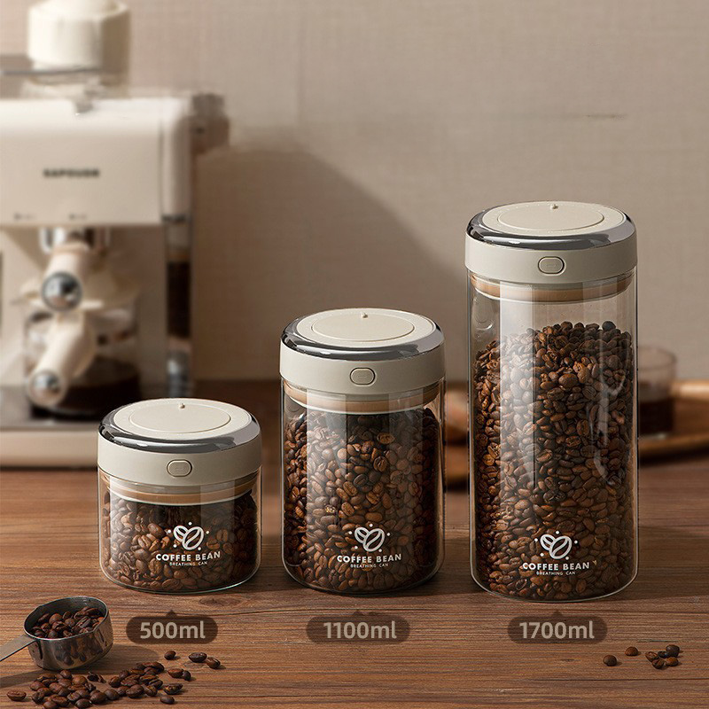 ถังเก็บเมล็ดกาแฟสุญญากาศขนาด 5 - Food Storage Jars Airtight บทวิจารณ์และราคา