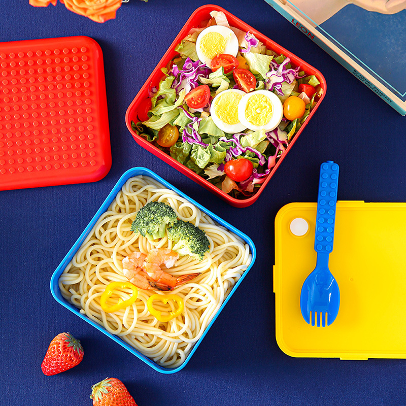 กล่องข้าวเบนโตะแบบปิดสนิท ตลกๆ - Food Storage Building บทวิจารณ์และราคา