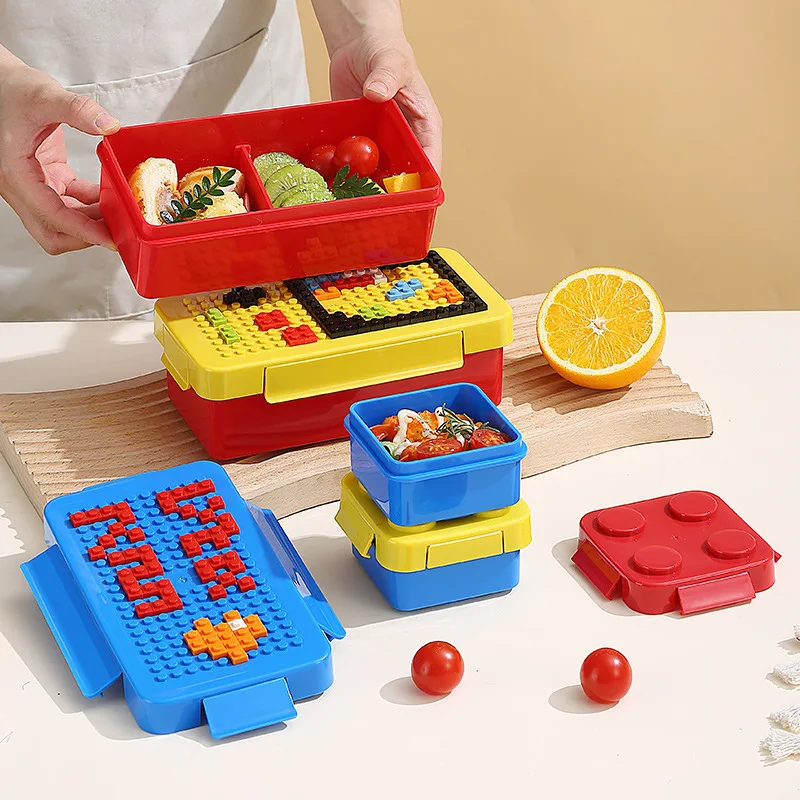 Building Block กล่องอาหารกลางว - Food Storage Building บทวิจารณ์และราคา
