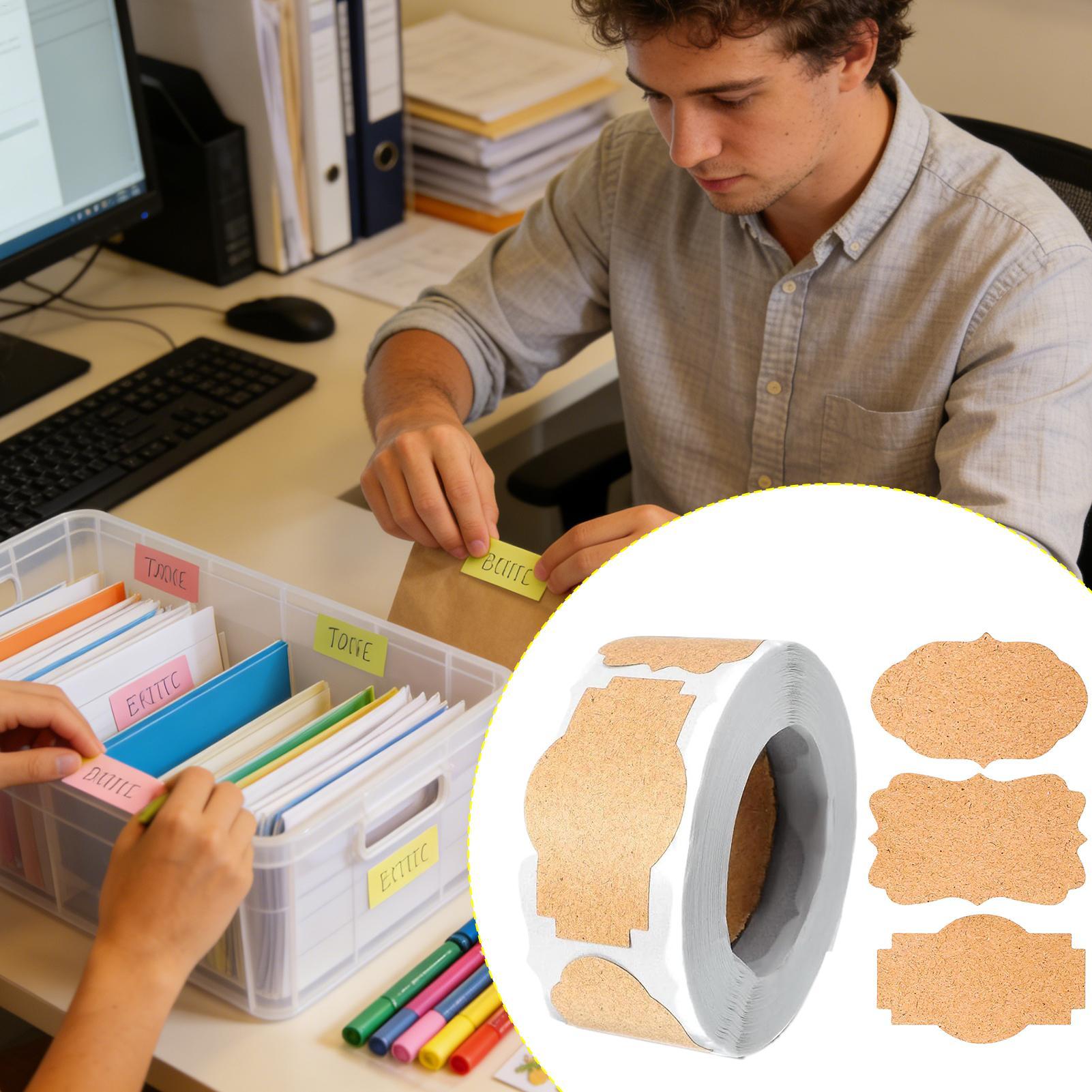 สติกเกอร์ติดขวดโหล 300 ชิ้น แบ - Food Storage Jar Labels บทวิจารณ์และราคา