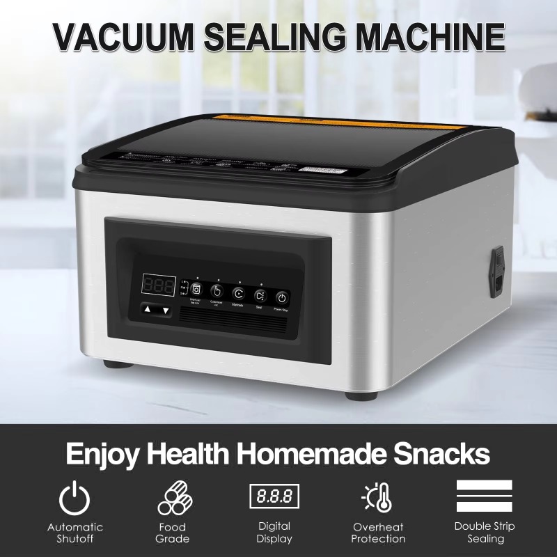 เครื่องซีลสูญญากาศไฟฟ้าแบบตั้ง - Vacuum Sealer Bag บทวิจารณ์และราคา