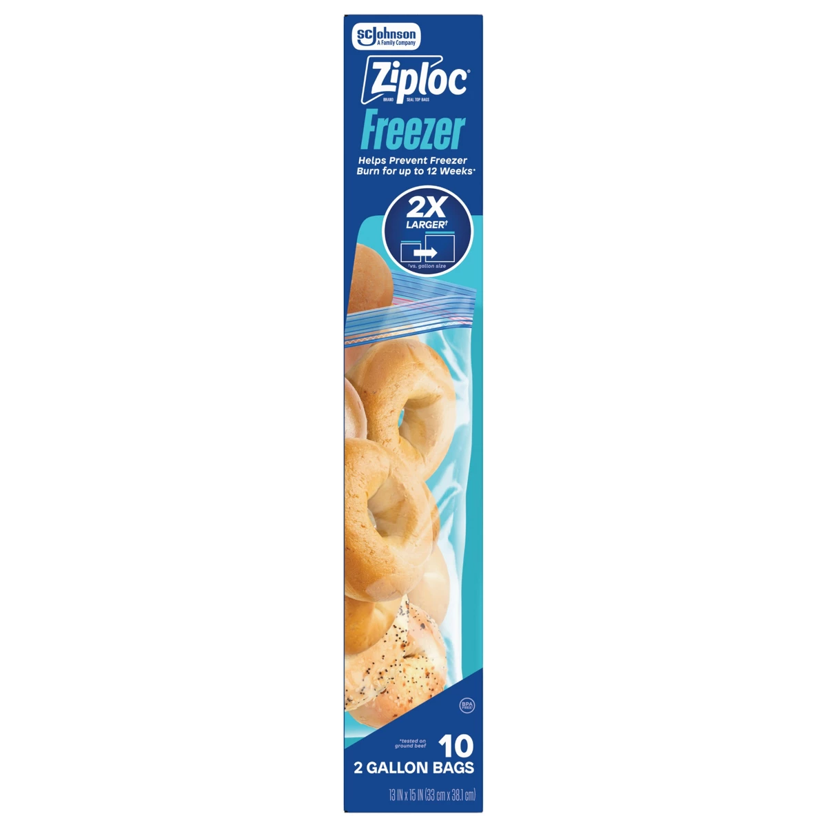ถุงซิปล็อคสำหรับแช่แข็งอาหาร ข - Food Storage Ziploc Bags บทวิจารณ์และราคา