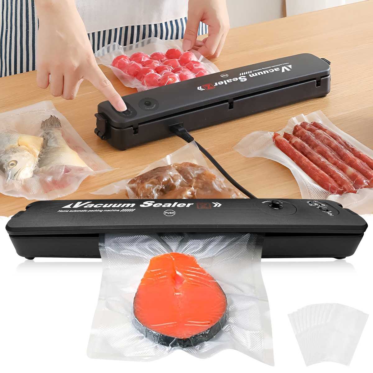 เครื่องซีลสูญญากาศสำหรับอาหาร  - Vacuum Sealer Bag บทวิจารณ์และราคา