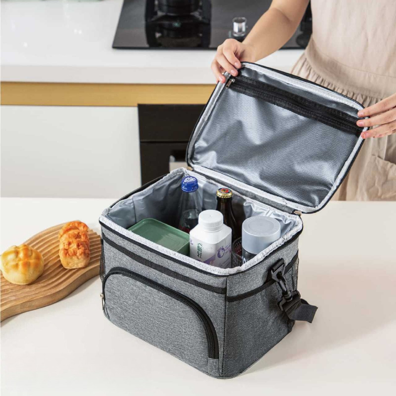 กระเป๋าปิคนิคกันน้ำ PEVA ขนาดใ - Food Storage Keep Warm บทวิจารณ์และราคา