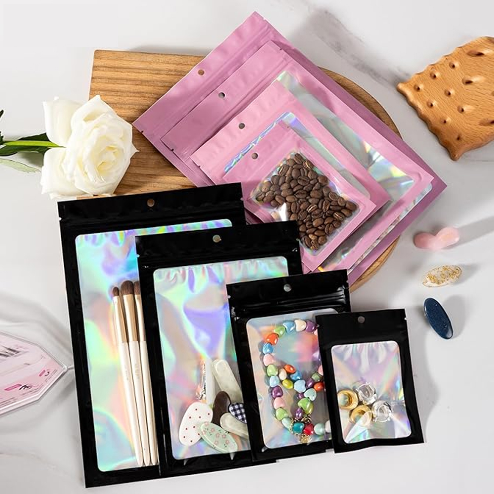 1000/10 ชิ้น ถุงซิปล็อคโฮโลกรา - Food Storage Ziploc Bags บทวิจารณ์และราคา