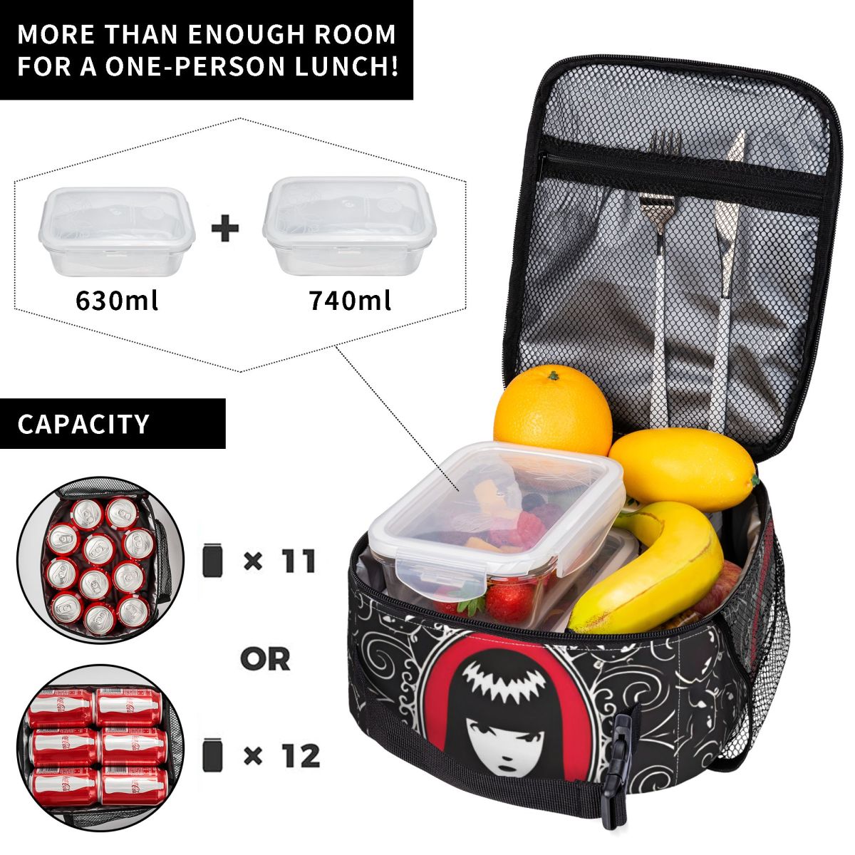 กระเป๋าเก็บอุณหภูมิลายการ์ตูน  - Food Storage Keep Warm บทวิจารณ์และราคา