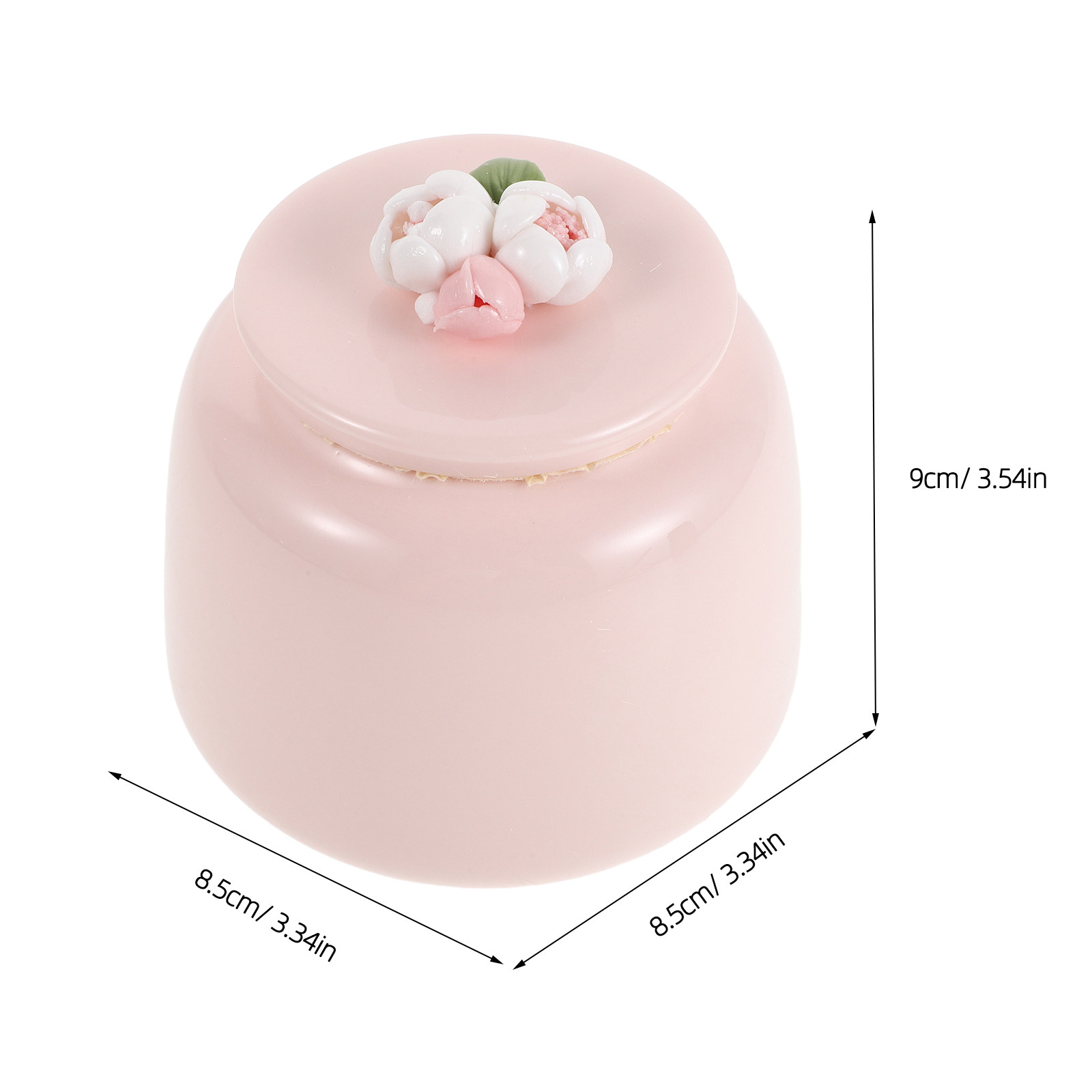 โถเซรามิกสีชมพูสำหรับเก็บชา ภา - Food Storage Jars Airtight บทวิจารณ์และราคา