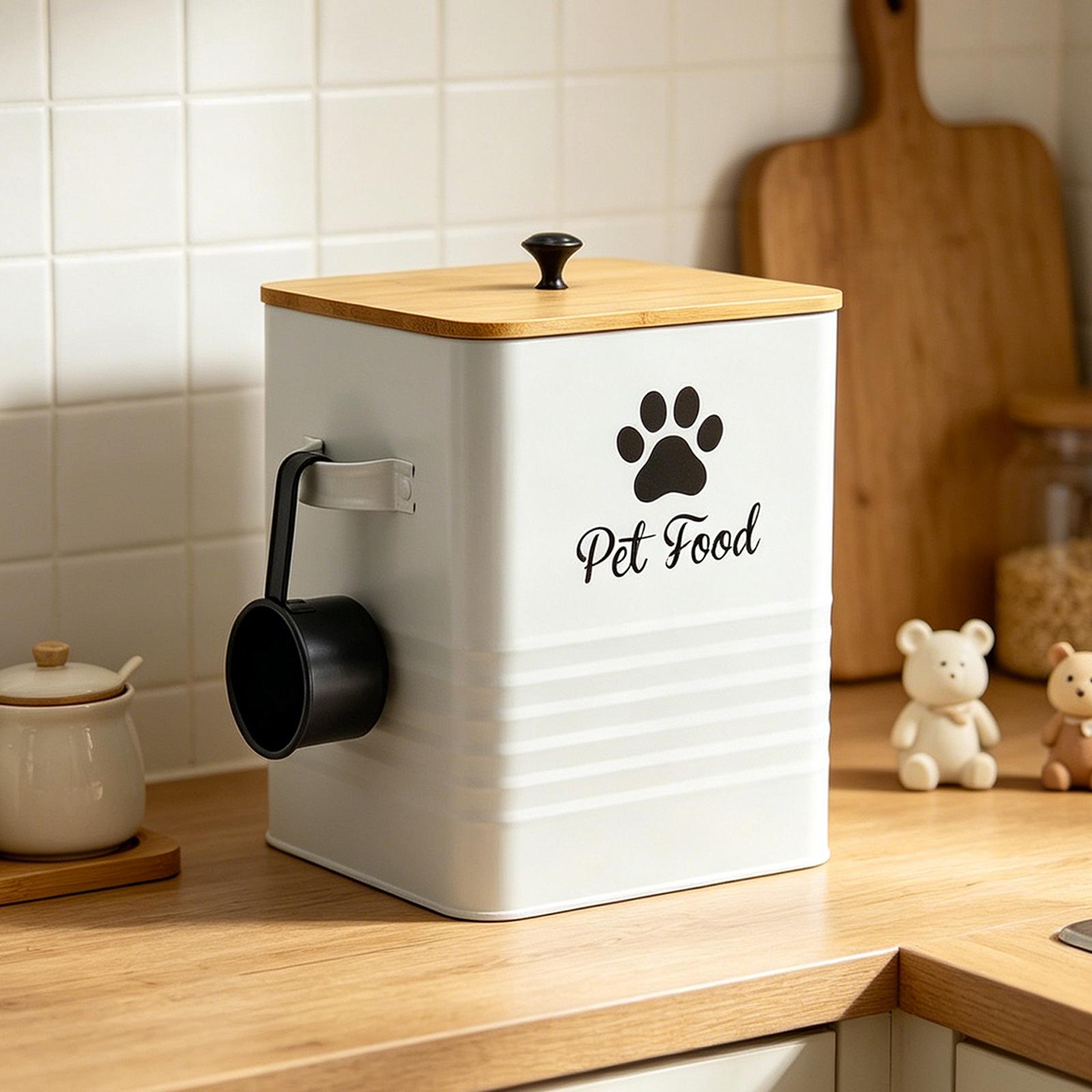ภาชนะเก็บอาหารสัตว์เลี้ยงแบบสุ - Food Storage Jars Airtight บทวิจารณ์และราคา