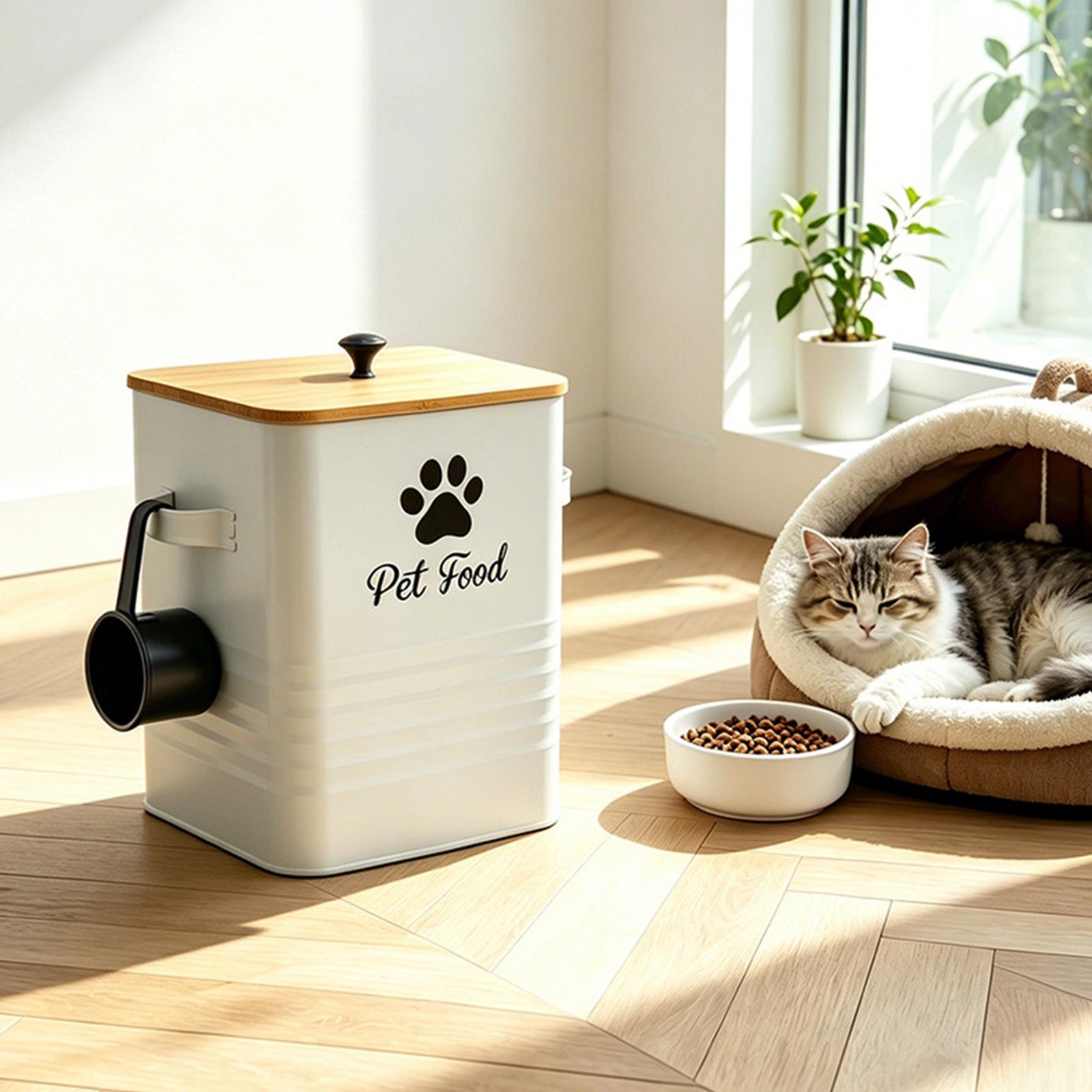 ภาชนะเก็บอาหารสัตว์เลี้ยงแบบสุ - Food Storage Jars Airtight บทวิจารณ์และราคา