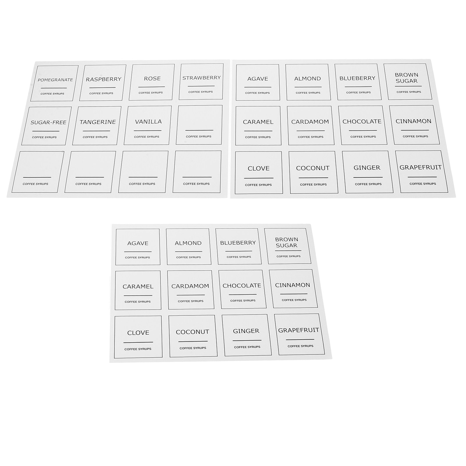 สติกเกอร์พลาสติกสำหรับน้ำเชื่อ - Food Storage Jar Labels บทวิจารณ์และราคา