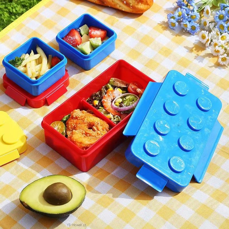 DIY Building Block Lunch Box โ - Food Storage Building บทวิจารณ์และราคา
