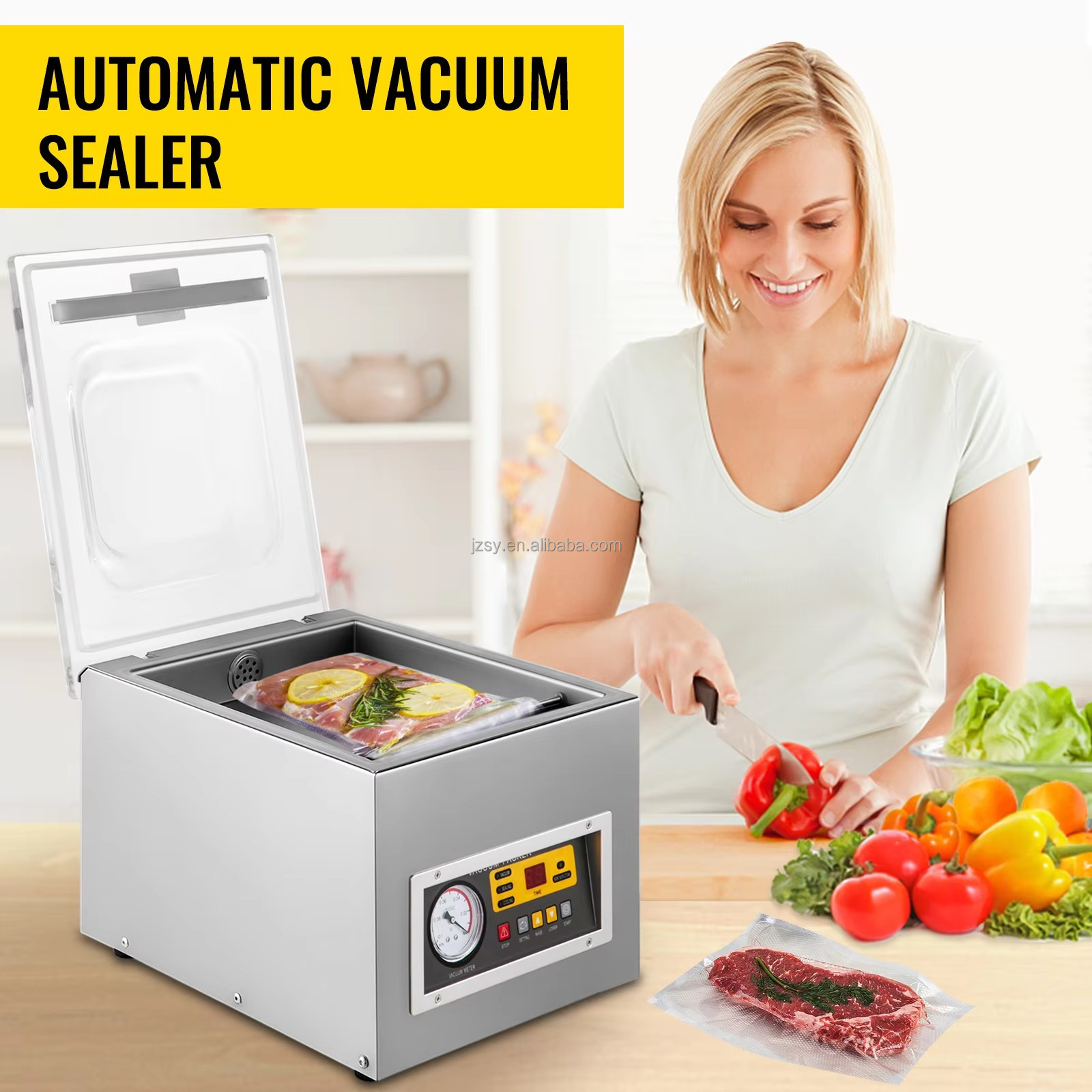 เครื่องซีลสูญญากาศแบบใช้ในเชิง - Vacuum Sealer Bag บทวิจารณ์และราคา