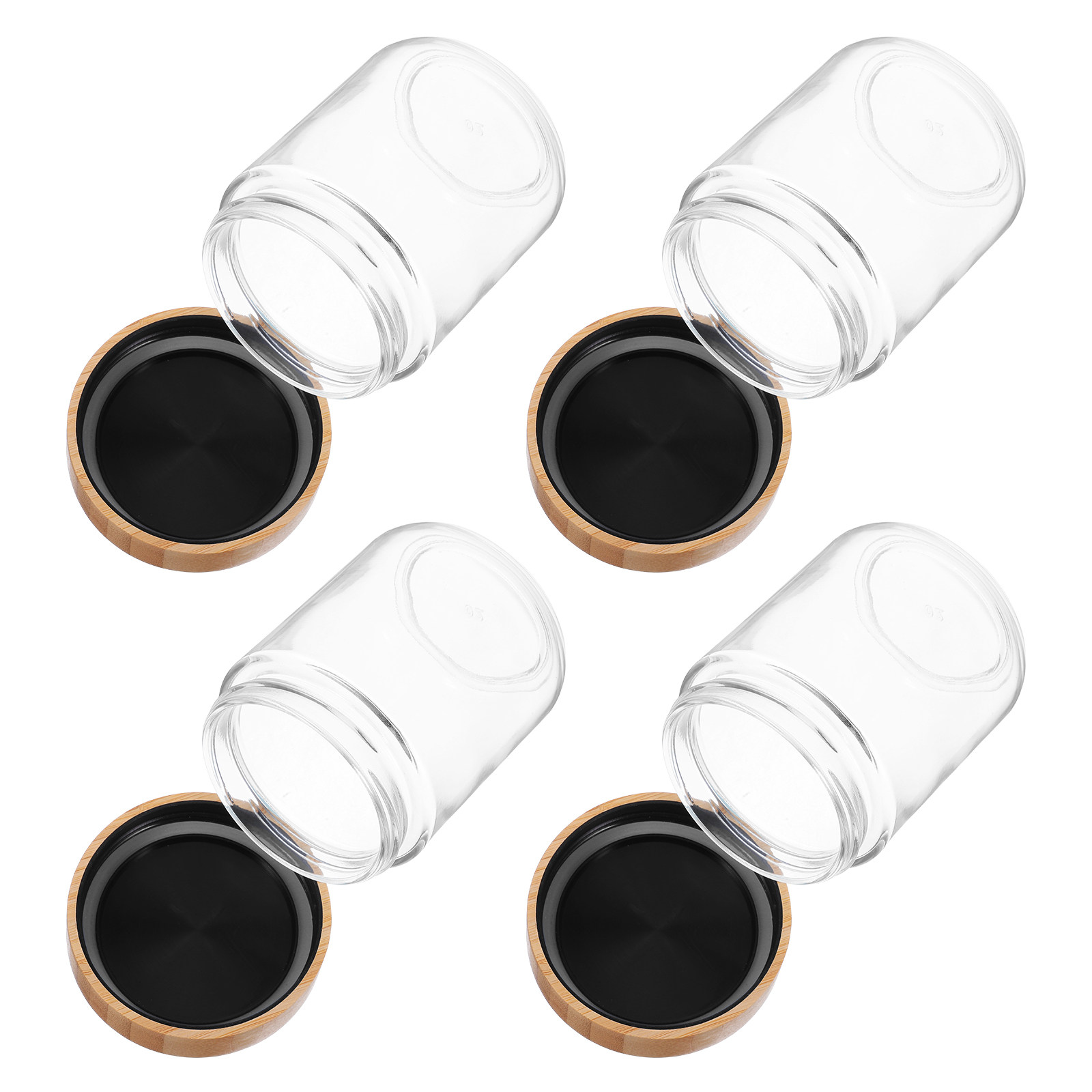 โหลแก้วเก็บอาหารในครัว 4 ชิ้น  - Food Storage Jars Airtight บทวิจารณ์และราคา