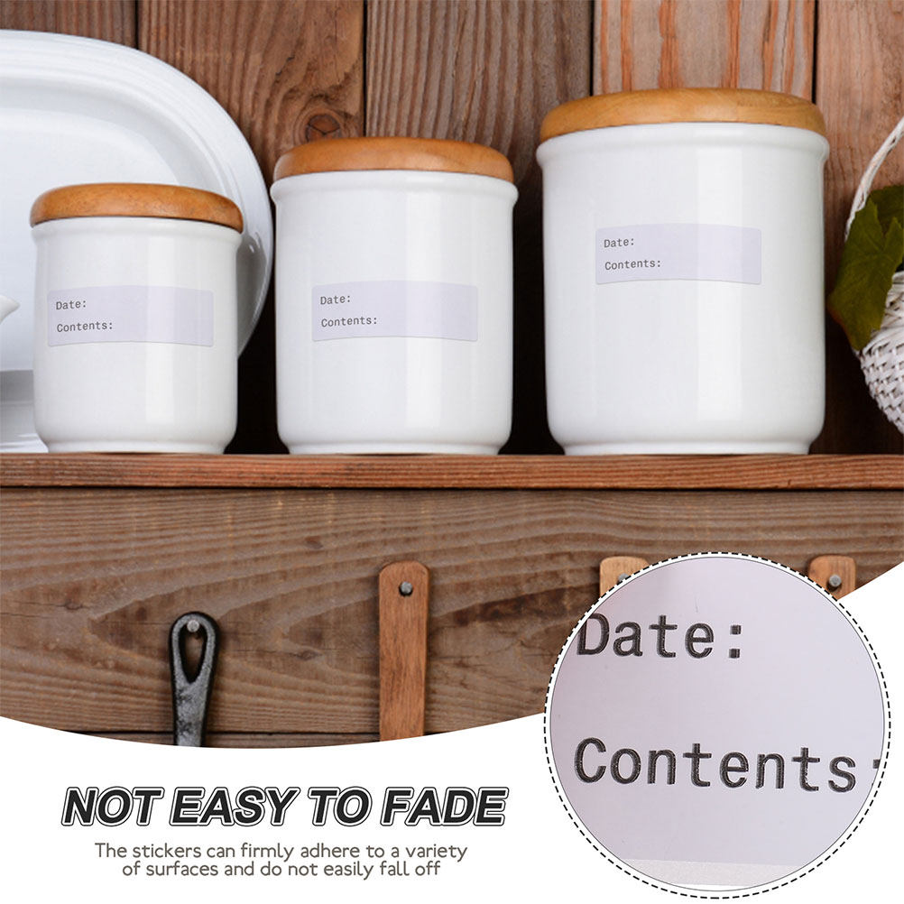 สติกเกอร์ติดอาหารแบบถอดได้ แบบ - Food Storage Jar Labels บทวิจารณ์และราคา