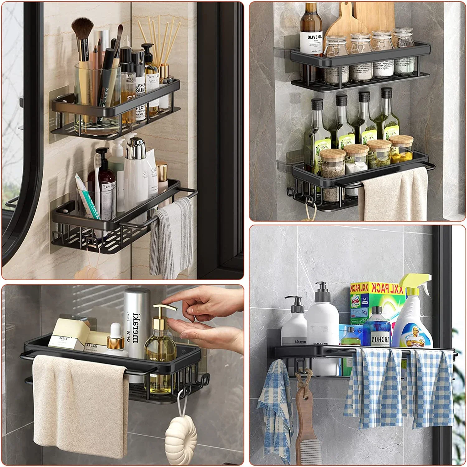 ชั้นวางของในห้องน้ําห้องครัวจั - Food Storage Shelving บทวิจารณ์และราคา