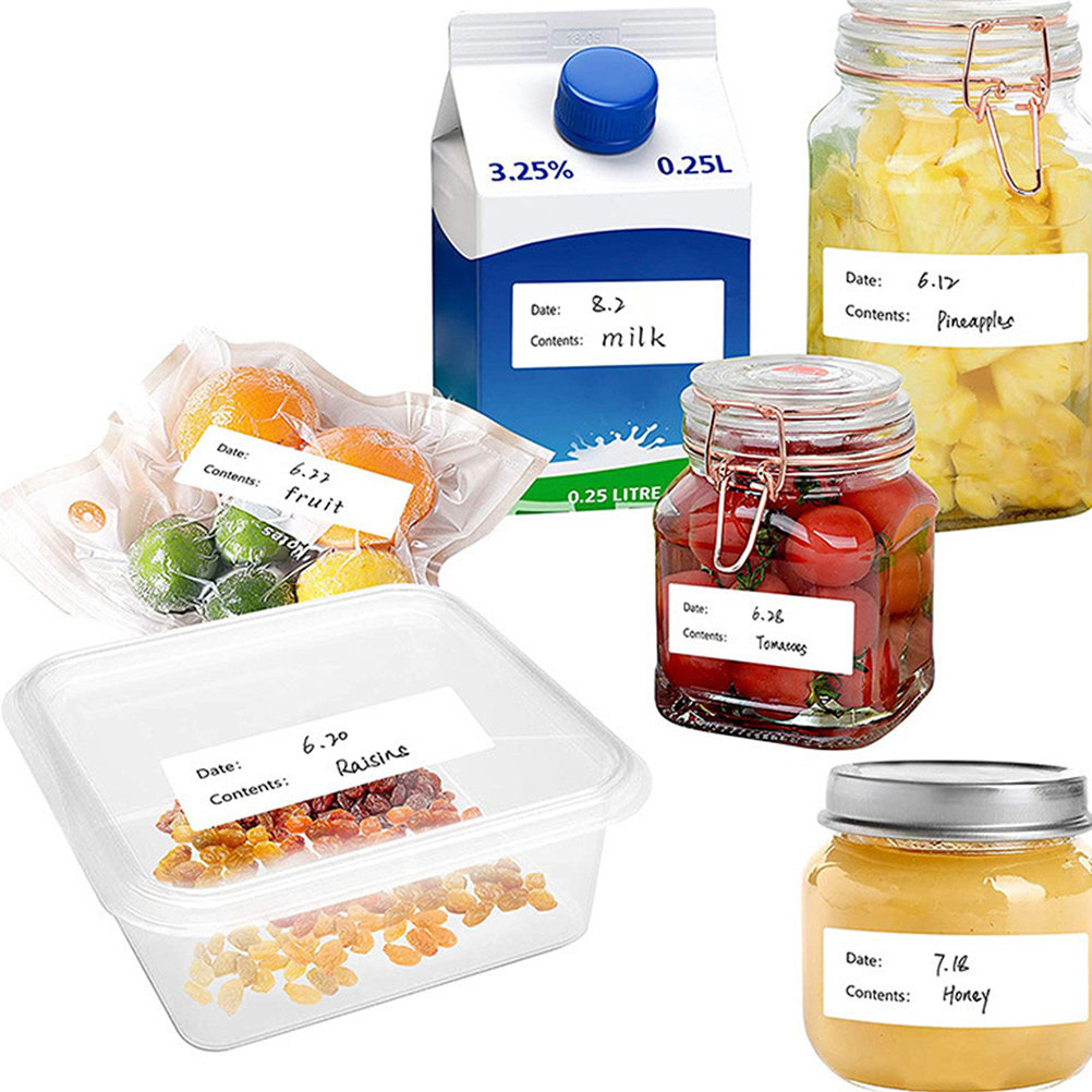 สติ๊กเกอร์ฉลากอาหารแบบมืออาชีพ - Food Storage Jar Labels บทวิจารณ์และราคา
