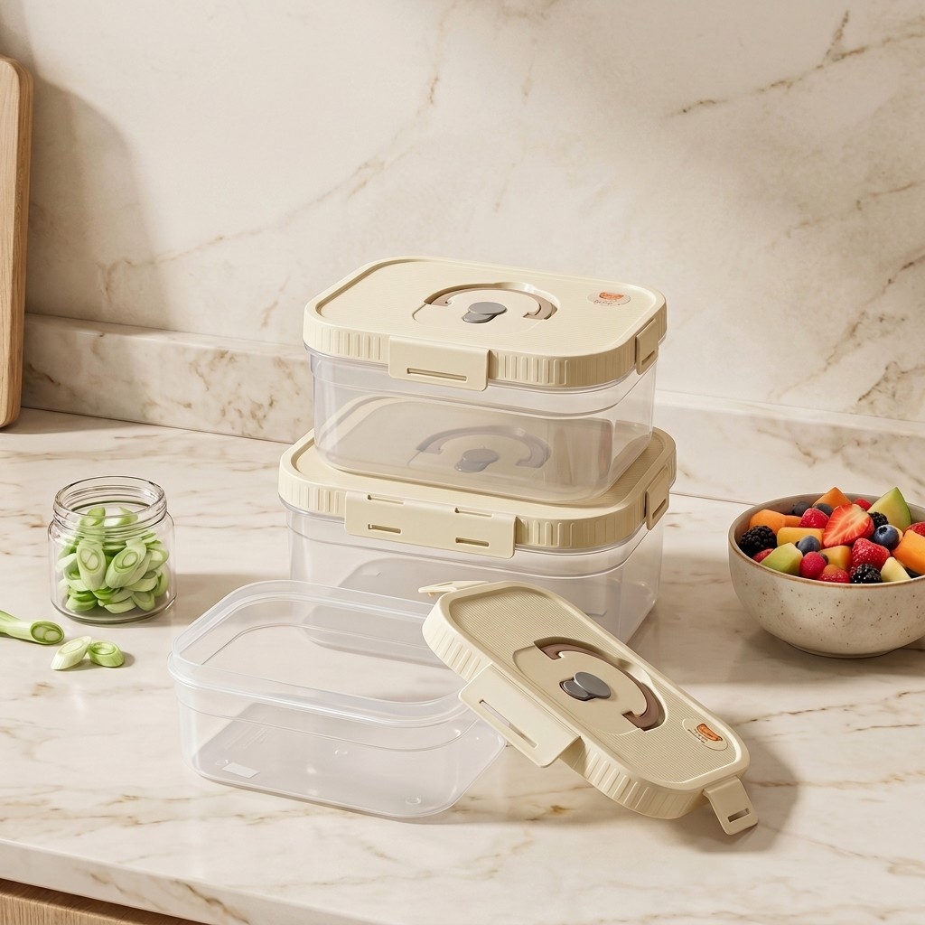 กล่องเก็บอาหารพลาสติกใสพร้อมหู - Food Storage Handling บทวิจารณ์และราคา